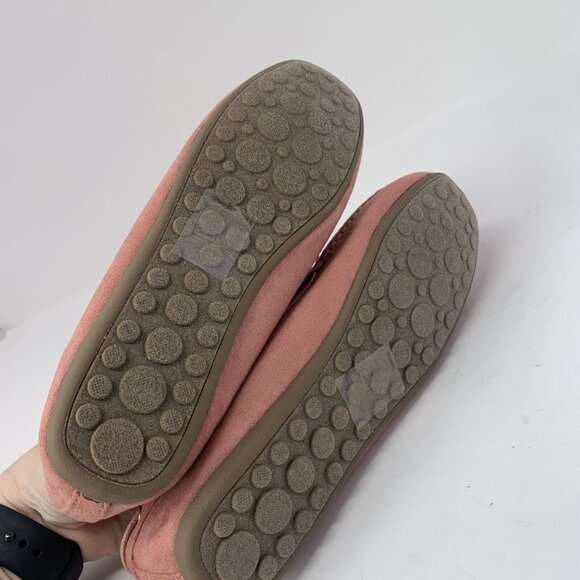 Journee Collection Thatch 004714 Loafers Womens 7 Mauve Faux Suede Slip On S0768 - Picture 8 of 10